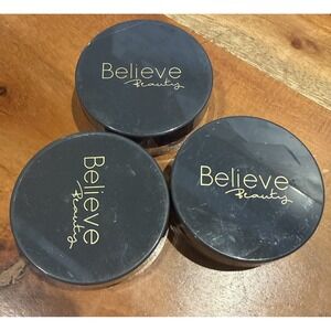 Believe Beauty Matte Blur Loose Powder MEDIUM/DEEP 0.14 oz / EA NEW 3 Pk